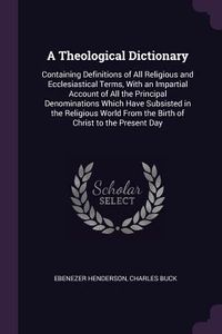 Produktbild: A Theological Dictionary