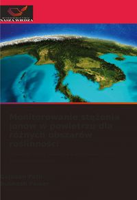 Produktbild: Monitorowanie st&iquest;&iquest;enia jon&oacute;w w powietrzu dla r&oacute;&iquest;nych obszar&oacute;w ro&iquest;linno&iquest;ci