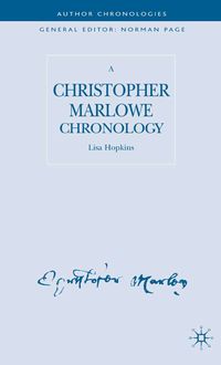 Produktbild: A Christopher Marlowe Chronology
