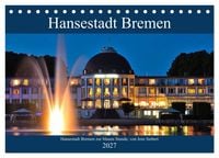 Produktbild: Hansestadt Bremen zur blauen Stunde (Tischkalender 2027 DIN A5 quer), CALVENDO Monatskalender
