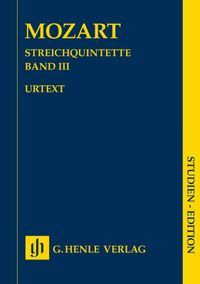 Produktbild: Wolfgang Amadeus Mozart - Streichquintette, Band III