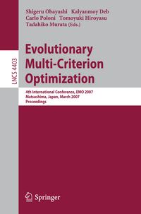 Produktbild: Evolutionary Multi-Criterion Optimization