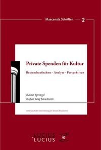 Produktbild: Private Spenden f&uuml;r Kultur