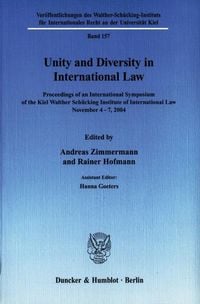 Produktbild: Unity and Diversity in International Law.