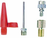 Bild vom Artikel FISCHER FAHRRAD 85618 85618 Luftpumpen-Adapterset Metall, Rot vom Autor 