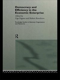 Produktbild: Democracy and Efficiency in the Economic Enterprise