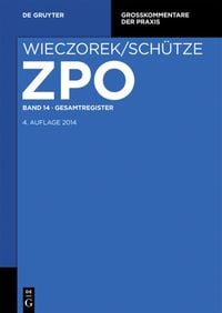 Produktbild: Zivilprozessordnung und Nebengesetze / Gesamtregister