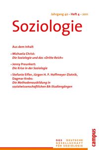 Produktbild: Soziologie 4.2011