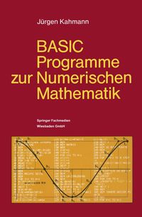 Produktbild: BASIC-Programme zur Numerischen Mathematik