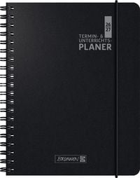Produktbild: Termin- & Unterrichtsplaner 2026/2027 | A5, Kunststoff, schwarz