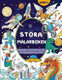 Produktbild: Stora m&aring;larboken f&ouml;r pojkar