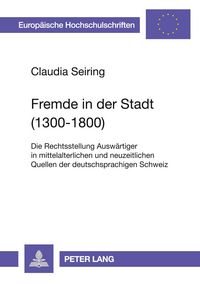 Produktbild: Fremde in der Stadt (1300-1800)