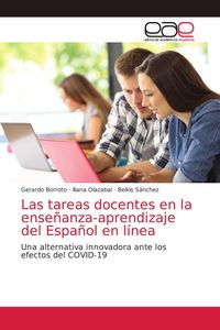 Produktbild: Las tareas docentes en la ense&ntilde;anza-aprendizaje del Espa&ntilde;ol en l&iacute;nea