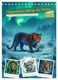 Produktbild: Majest&auml;tische K&ouml;nige der Wildnis (Tischkalender 2027 DIN A5 hoch), CALVENDO Monatskalender