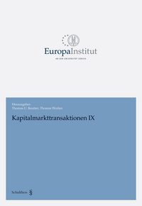 Produktbild: Kapitalmarkttransaktionen IX