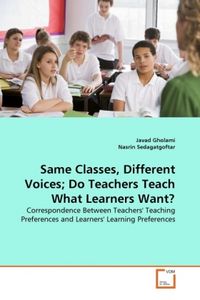 Produktbild: Gholami, J: Same Classes, Different Voices; Do Teachers Teac