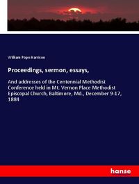 Produktbild: Proceedings, sermon, essays,