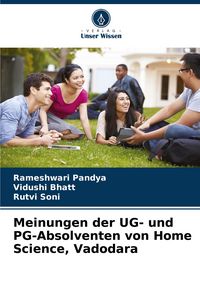 Produktbild: Meinungen der UG- und PG-Absolventen von Home Science, Vadodara
