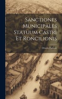 Produktbild: Sanctiones Municipales Statuum Castri Et Roncilionis