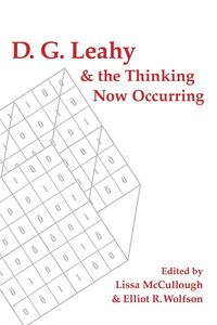 Bild vom Artikel D. G. Leahy and the Thinking Now Occurring vom Autor Lissa (EDT)/ Wolfson, Elliot R. (EDT) McCullough