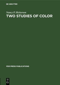 Produktbild: Two Studies of Color