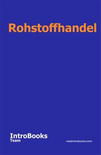 Produktbild: Rohstoffhandel