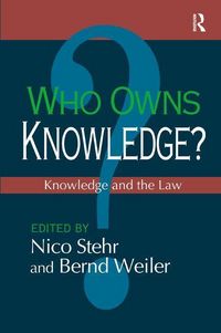 Produktbild: Price, D: Who Owns Knowledge?
