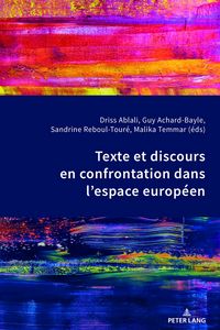 Produktbild: Texte et discours en confrontation dans l&rsquo;espace europ&eacute;en