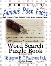Produktbild: Circle It, Famous Poet Facts, Book 2, Word Search, Puzzle Book
