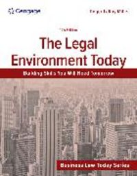 Produktbild: The Legal Environment Today