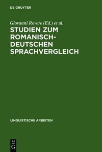 Produktbild: Studien zum romanisch-deutschen Sprachvergleich