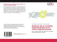Produktbild: An&aacute;lisis de la variable comunicaci&oacute;n en el clima organizacional