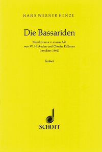 Produktbild: Die Bassariden