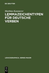 Produktbild: Lemmazeichentypen f&uuml;r deutsche Verben