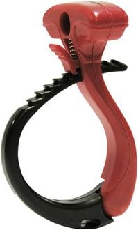 Produktbild: Kopp 372901008 Kabeltragehilfe 372901008 B&uuml;ndel-&Oslash;-Bereich 31 bis 43 mm Schwarz, Rot 1 St.