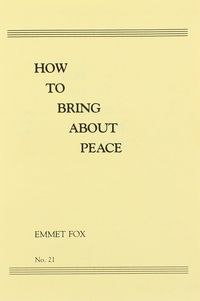 Produktbild: How to Bring About Peace (#21)