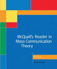Produktbild: McQuail&prime;s Reader in Mass Communication Theory