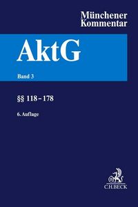 Produktbild: M&uuml;nchener Kommentar zum Aktiengesetz Bd. 3: &sect;&sect; 118-178