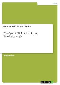 Produktbild: 20m-Sprint (Lichtschranke vs. Handstoppung)