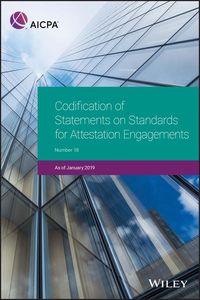Produktbild: Codification of Statements on Standards for Attestation Engagements, January 2019