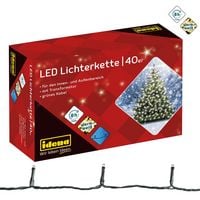 Produktbild: Idena Lichterkette 40 LED warmwei&szlig; 8h Timer 8,90m