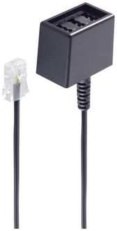 Produktbild: Shiverpeaks ISDN Adapter [1x RJ45-Stecker 8p4c - 1x TAE-NFN-Buchse] 0.15m Schwarz