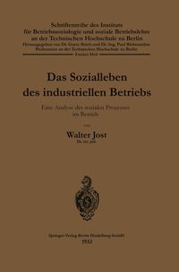 Produktbild: Das Sozialleben des industriellen Betriebs