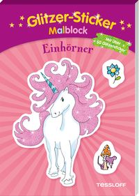Bild vom Artikel Glitzer-Sticker-Malblock. Einhörner vom Autor Tessloff Verlag Ragnar Tessloff GmbH & Co.KG