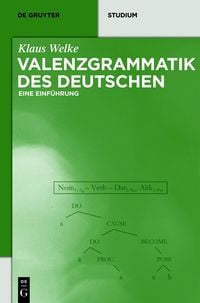 Produktbild: Valenzgrammatik des Deutschen