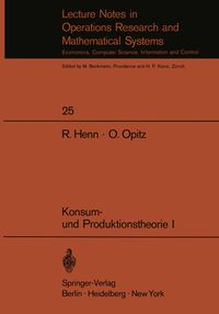 Produktbild: Konsum- und Produktionstheorie I