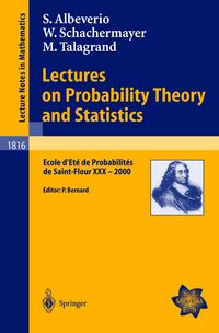 Produktbild: Lectures on Probability Theory and Statistics