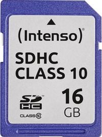 Produktbild: Intenso 3411470 SDHC-Karte 16 GB Class 10