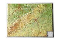 Produktbild: Reliefkarte Schw&auml;bische Alb 1 : 430.000