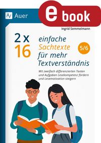 Produktbild: 2 x 16 einfache Sachtexte f&uuml;r mehr Textverst&auml;ndnis 5-6